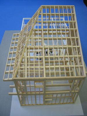 屋根工事 模型写真
