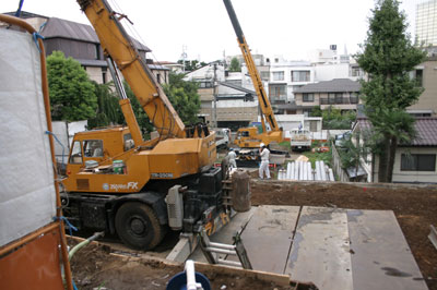 杭工事　現場風景