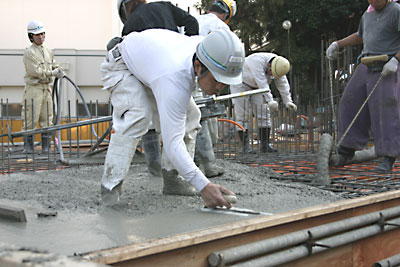 地下躯体工事　コンクリート打設