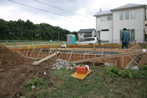 基礎工事/シンプル住宅