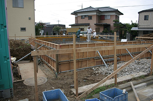 基礎工事/シンプル住宅