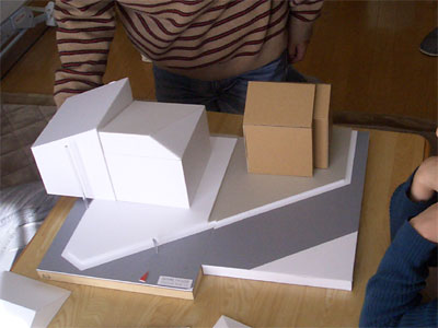 ラフ模型/シンプル住宅