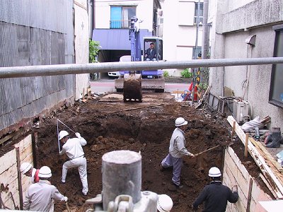 土工事/掘削開始