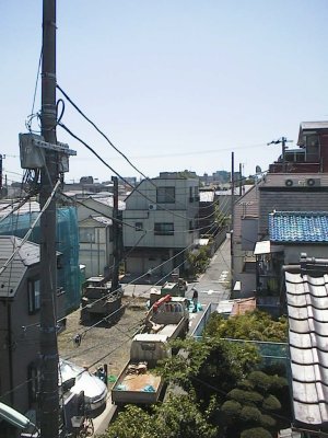 地盤改良工事 敷地全景