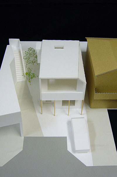 鳥瞰模型/シンプル住宅