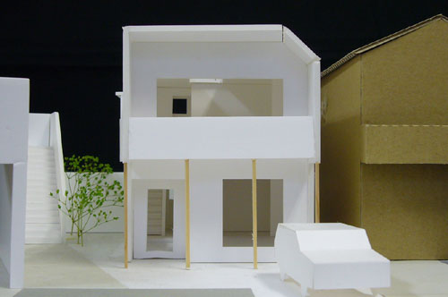 正面模型/シンプル住宅