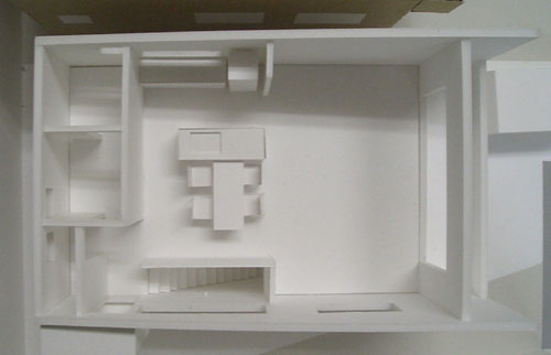室内模型/シンプル住宅