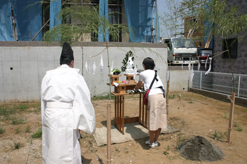 地鎮祭/シンプル住宅