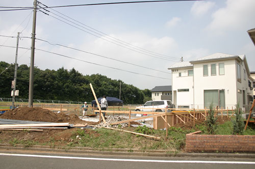 土工事/シンプル住宅