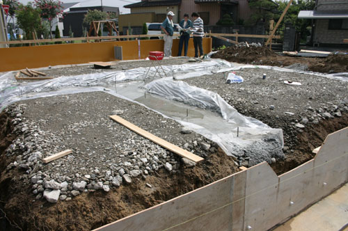 土工事/シンプル住宅
