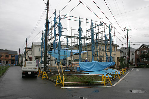 建て方工事/シンプル住宅