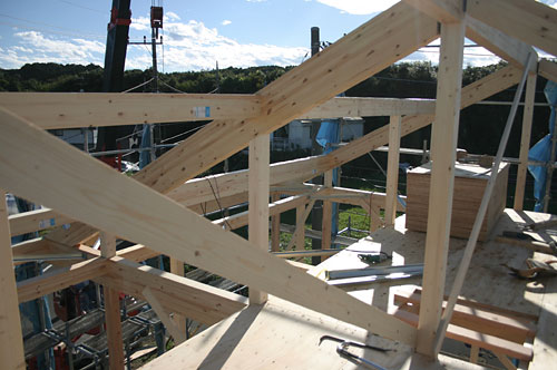 建て方工事/シンプル住宅