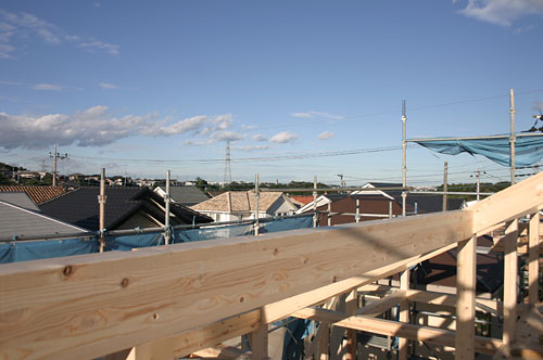 建て方工事/シンプル住宅