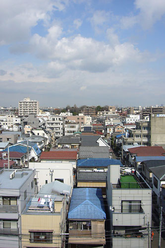 都心部の下町/2世帯住宅/間口が狭い/RC壁式構造/建て替え/外断熱/TD-HOUSE